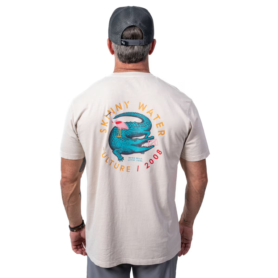 Free Ridin Too-Pigment Ivory T-Shirt