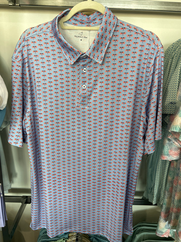 Inlet Polo Freedom Flag