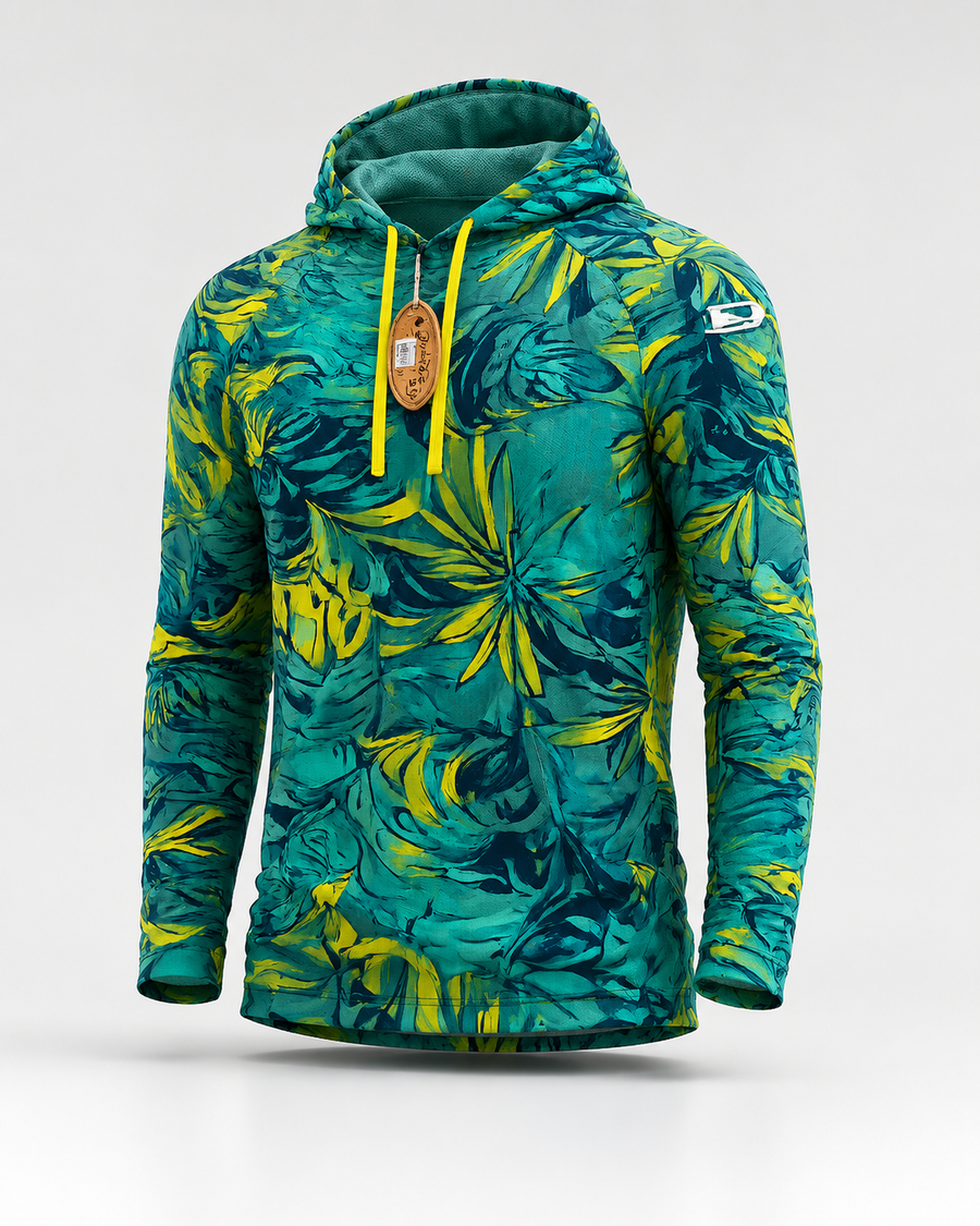 Oysterman Hoodie- Paradise stripe