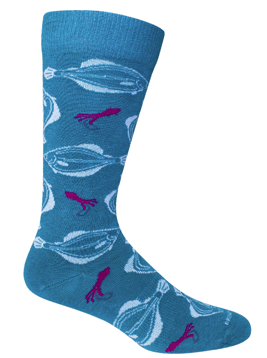 Flounderin Around Socks- Insignia