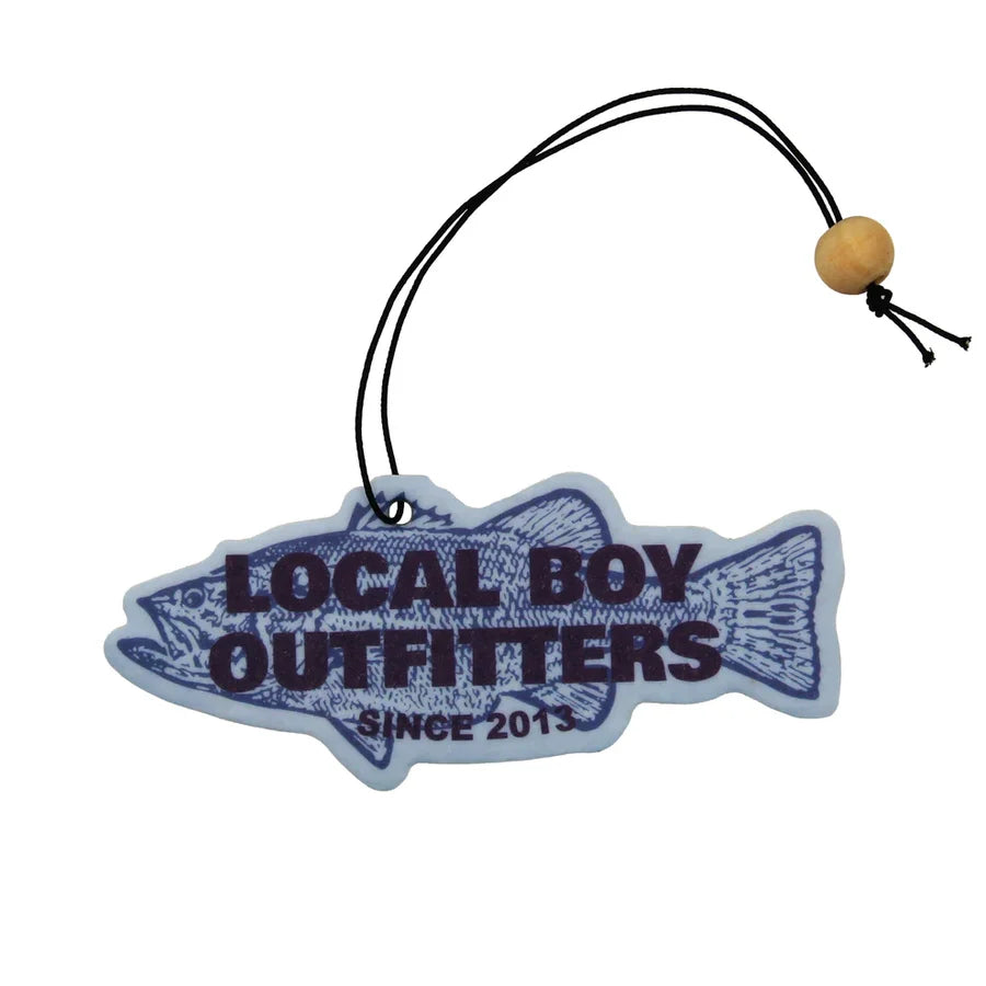 Local Boy Gone Fishin' Air Freshener