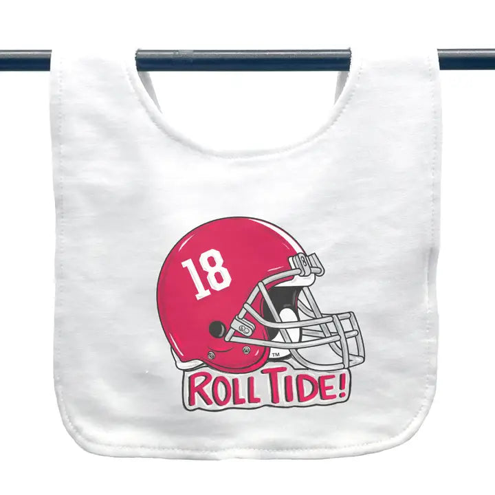 Alabama State University Roll Tide Helmet Baby Bib