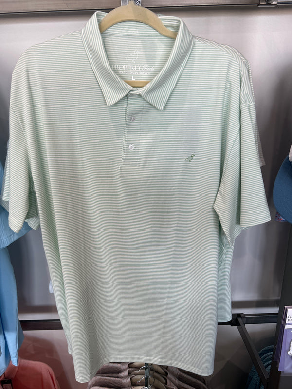 Jackson Polo Mint Stripe