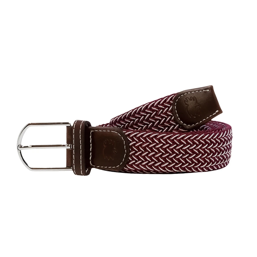 The Biloxi Two Toned Woven Elastic Stretch Belt