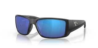 BLACKFIN PRO 11 MATTE BLACK w/ BLUE MIRROR 580G INJECTED MAN SUNGLASS