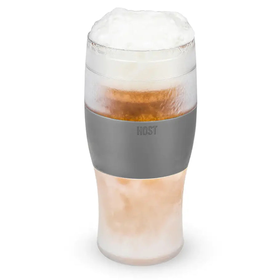 Beer FREEZE™ Cooling Cup Insulated w/ Cooling Gel - Gray
