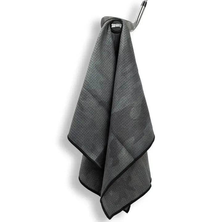 Black Camo Magnet Golf Towel