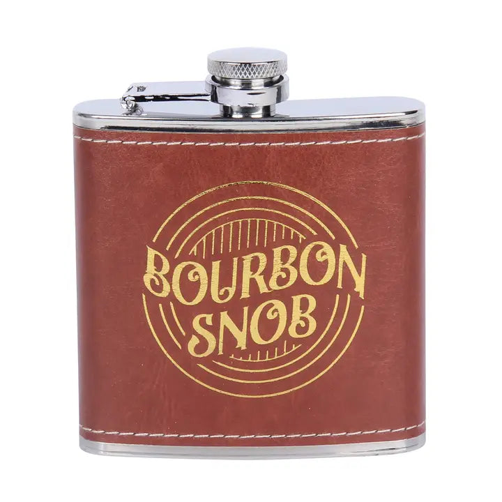 Bourbon Snob Flask
