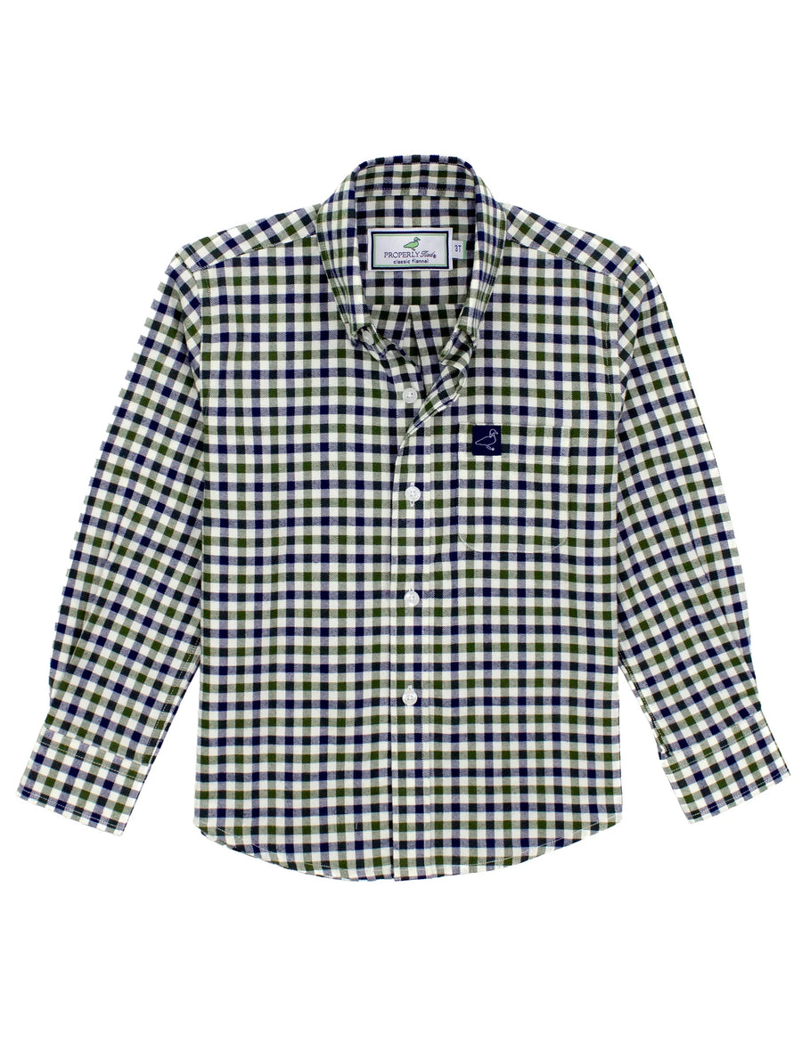 Boys Classic Flannel - Tahoe
