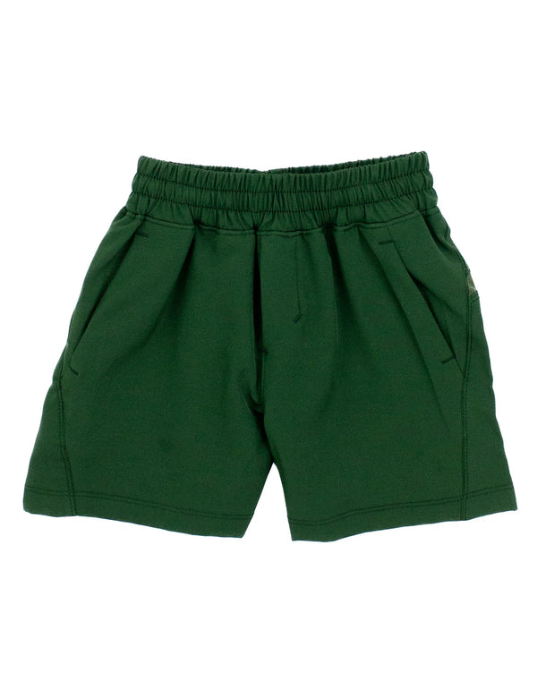 Boys Court Short - Hunter Green