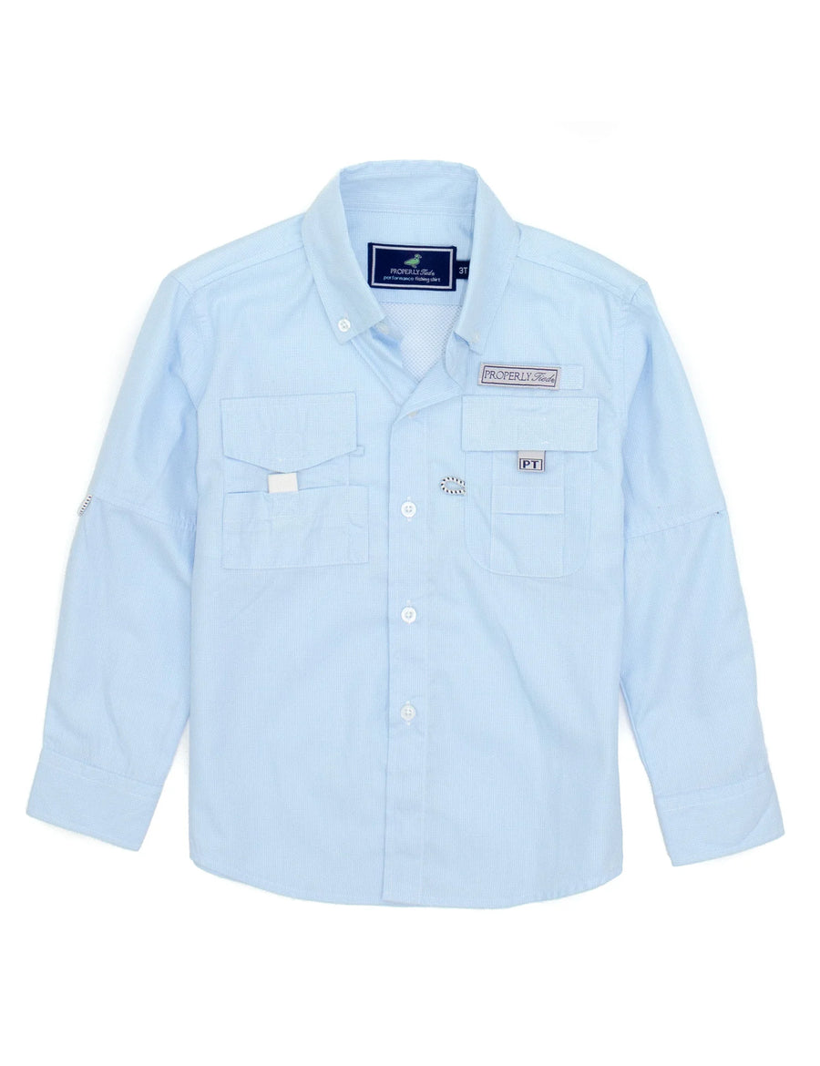 Boys Performance Fishing Shirt