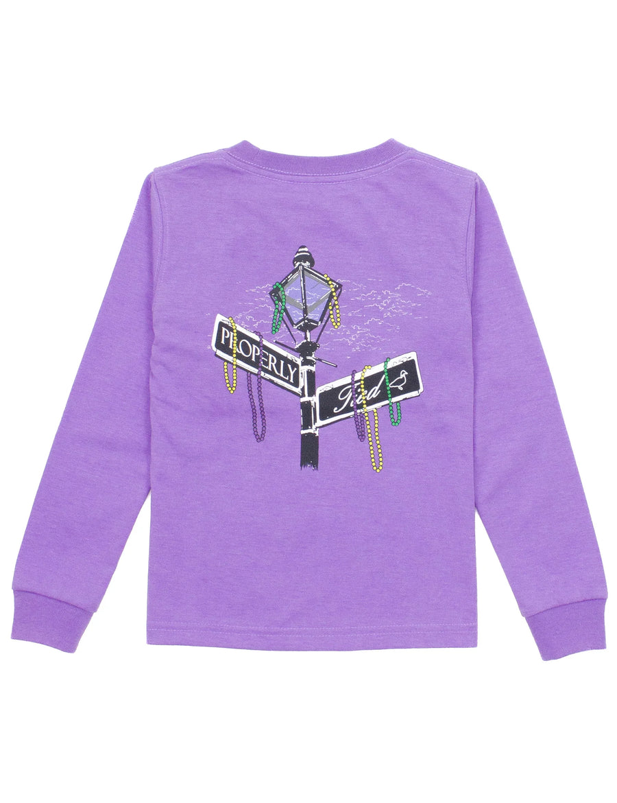 Boys Rue PT Long Sleeve - Light Purple