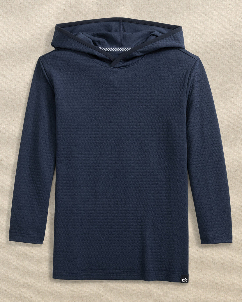 Boys Scuttle Hoodie - Heather True Navy
