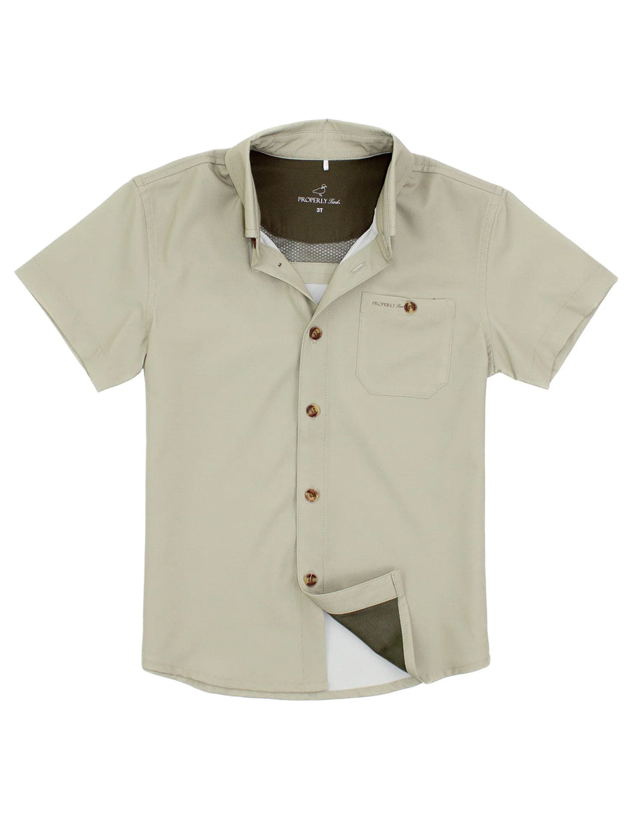 Boys Sportsman Field Shirt Twill