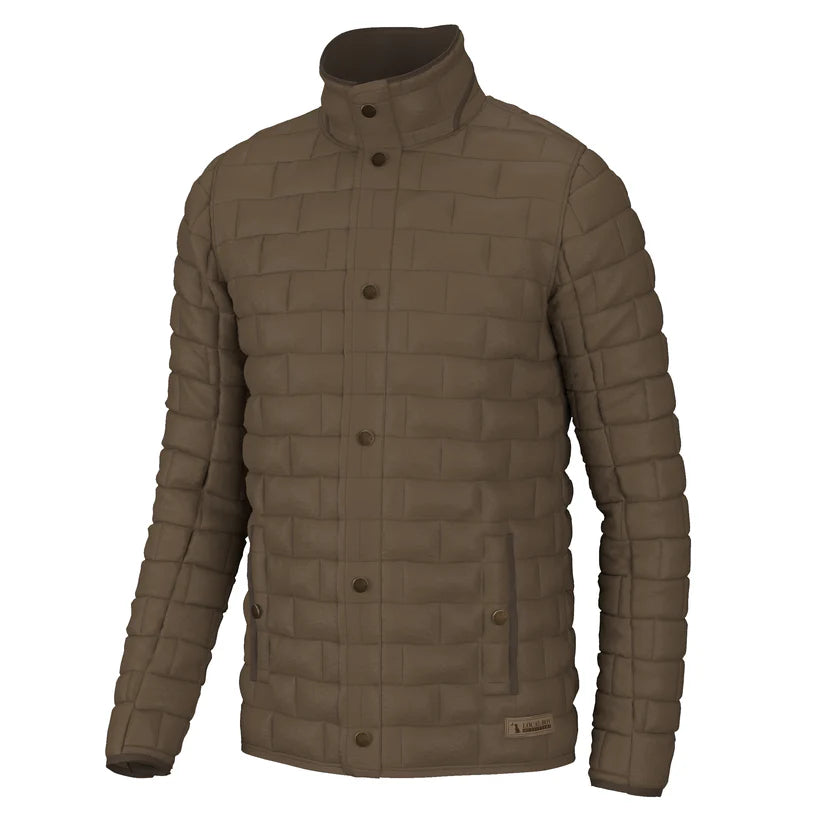 Brick Quilted Jacket - Mocha