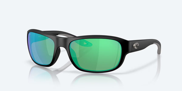 CLIPPERTON MATTE BLACK w/ GREEN MIRROR 580G INJECTED UNISEX SUNGLASS