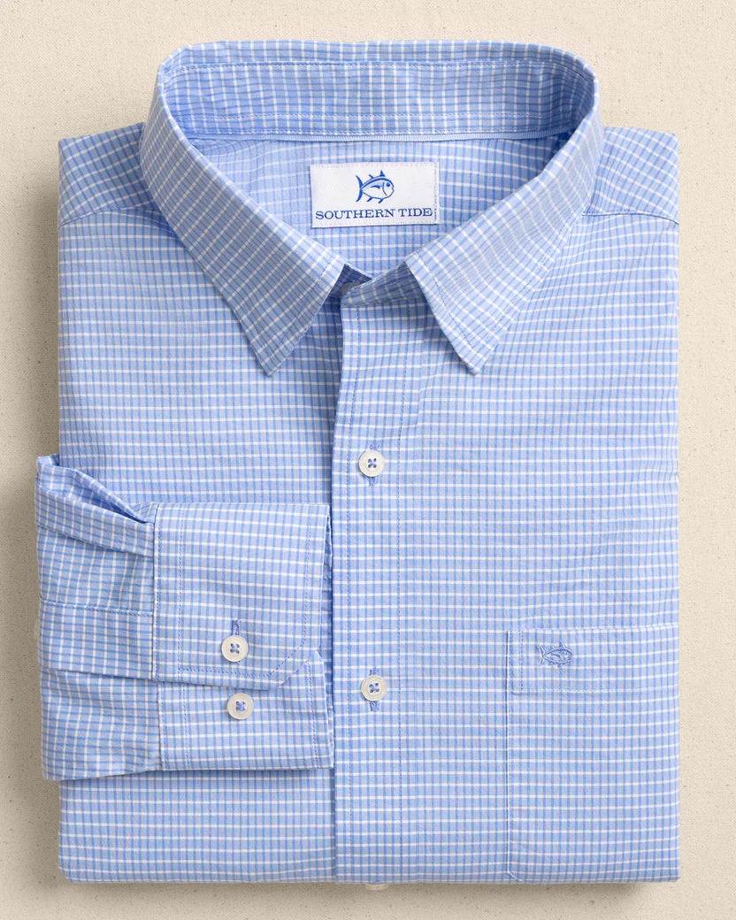Charleston Crofton Plaid Sportshirt - Ocean Channel