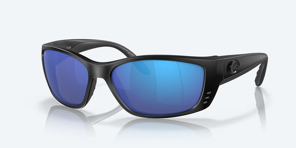 FISCH 01 BLACKOUT w/ BLUE MIR 580G INJECTED MAN SUNGLASS