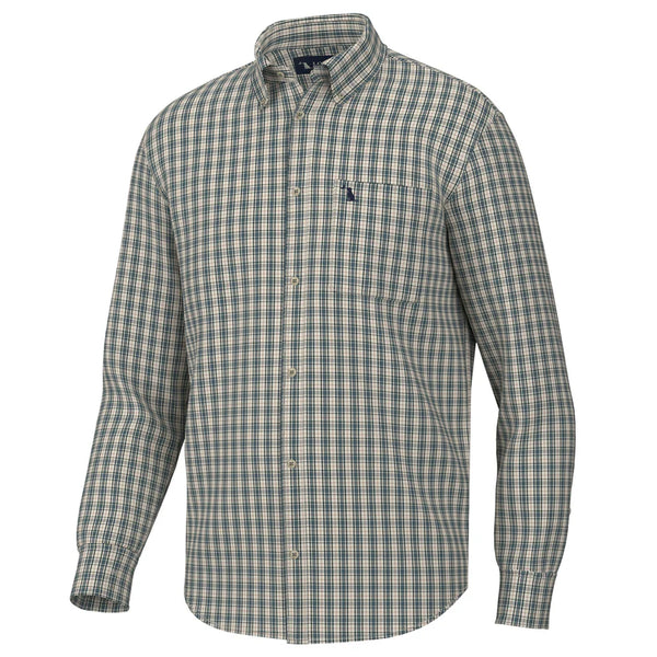 Faulk Dress Shirt - Ocean/Beige/Rust