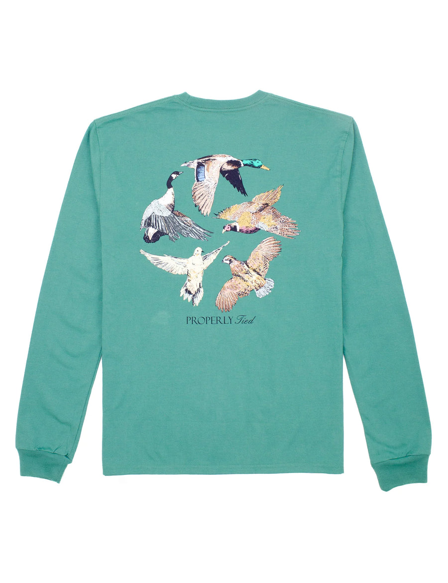 Flock Long Sleeve Teal