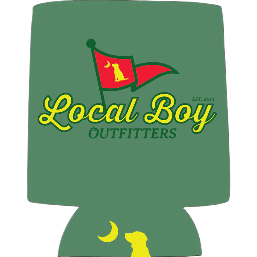 Front Pin Koozie - Green