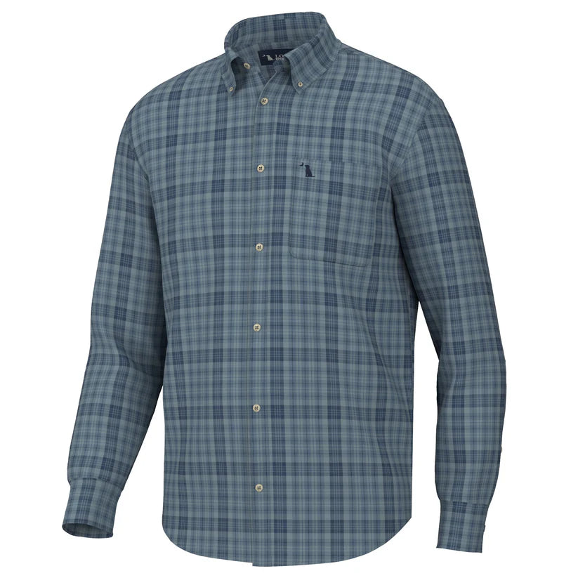 Hoffman Dress Shirt - Navy/Slate/Light Blue