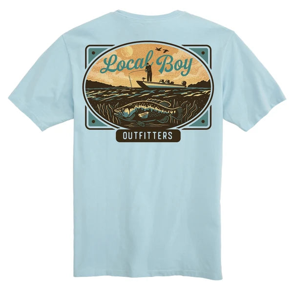 Jon Boat Plate Short Sleeve T-Shirt