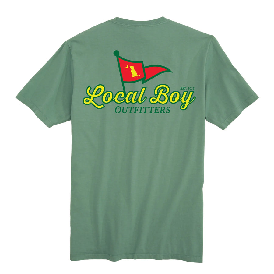 Front Pin SS Tee-Light Green