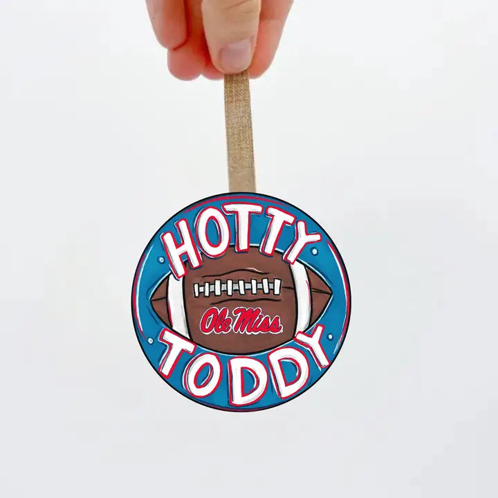 Ole Miss Acrylic Ornament Hotty Toddy Mississippi