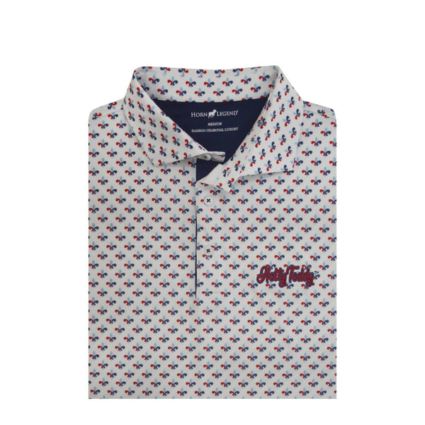 Ole Miss Hotty Toddy Fleur De Lis Polo