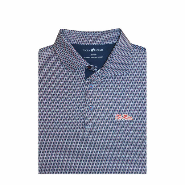 Ole Miss Navy Interlink Polo