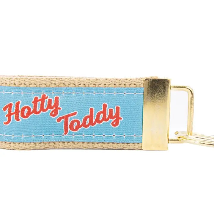 Ole Miss Rebels Collegiate Woven Ribbon Key Chain - Hotty Toddy
