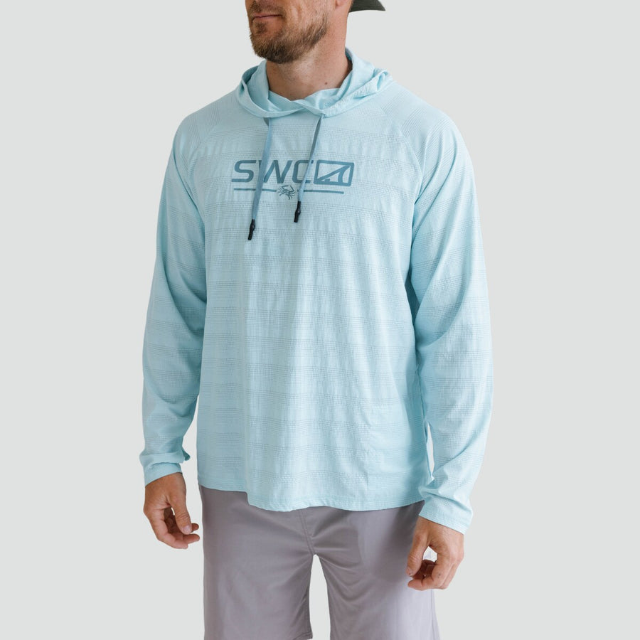 Oysterman Hoodie - Iced Aqua