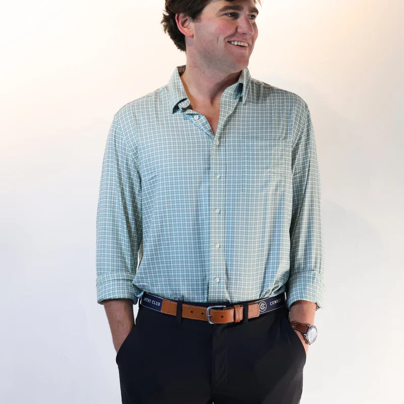 Performance Button Down - Green