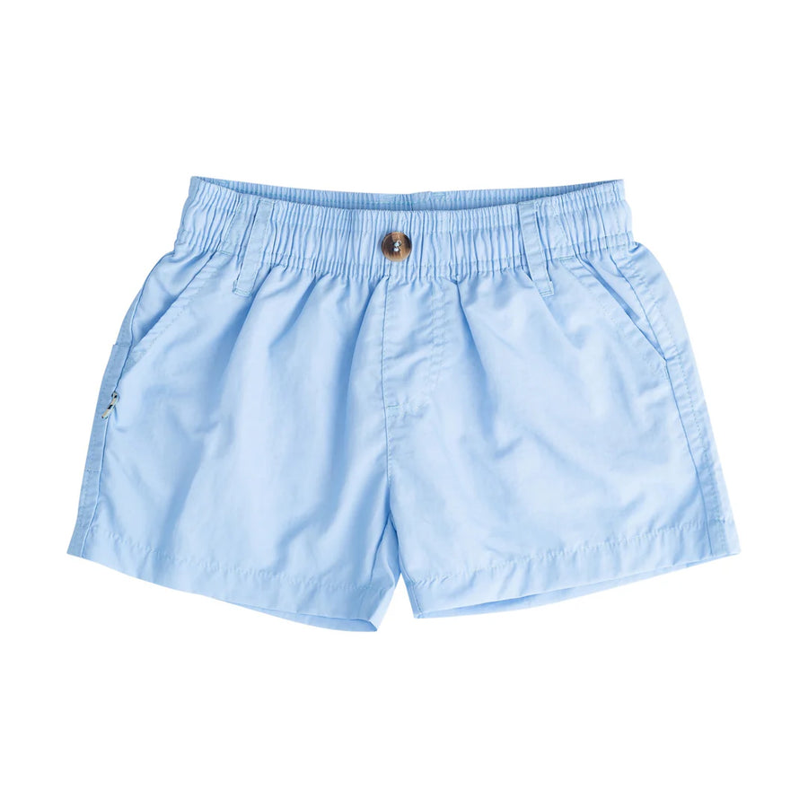 Boys' Outrigger Performance Shorts – UPF 50+ Durable Everyday Short in Windsurfer Blue