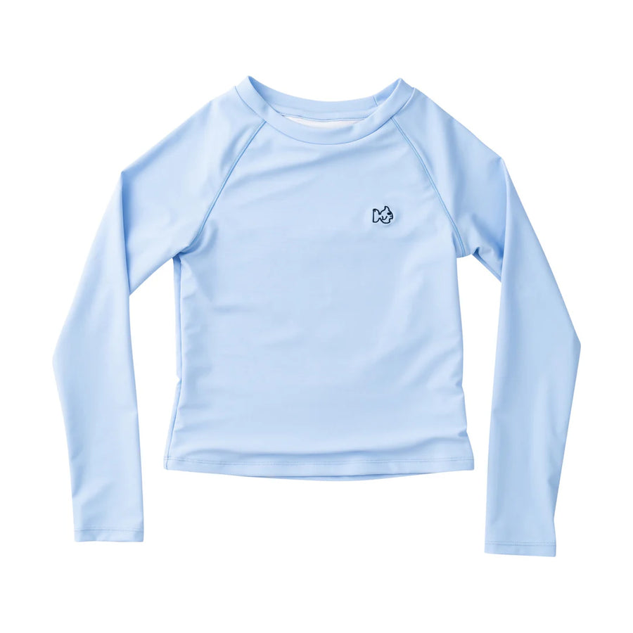 Boys' Reef Long Sleeve Rashguard Windsurfer Light Blue