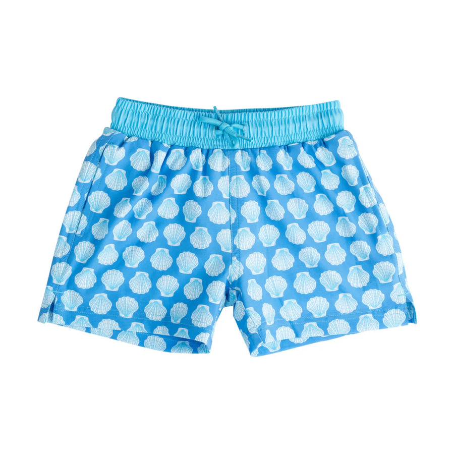 Boys' Boogie Board Swim Trunks Seashell Print