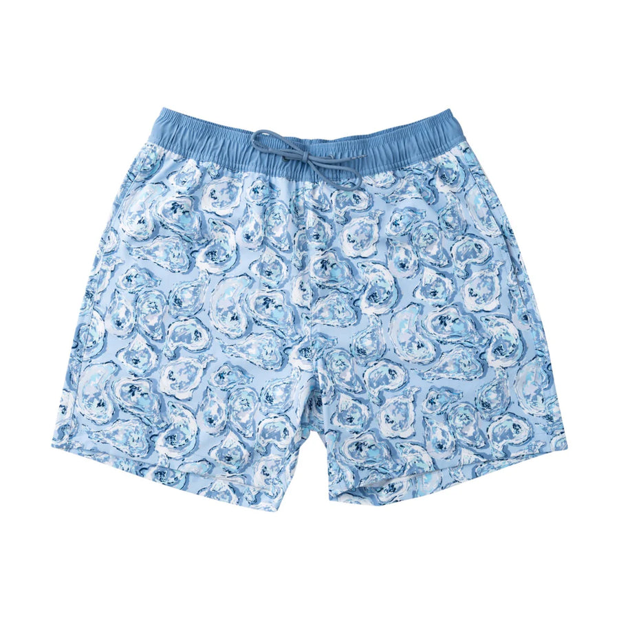 Mens' Boogie Board Swim Trunk – Oyster Shell Print