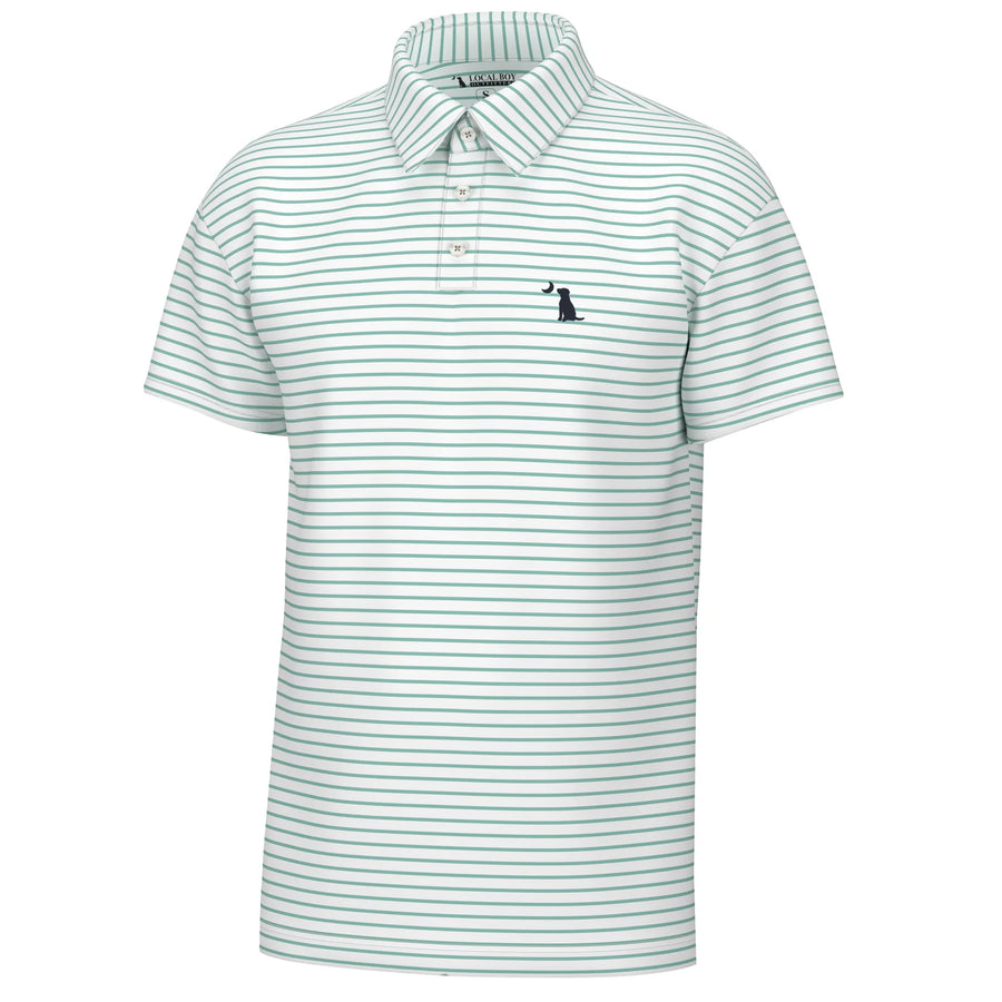 Edisto Polo- Turquoise