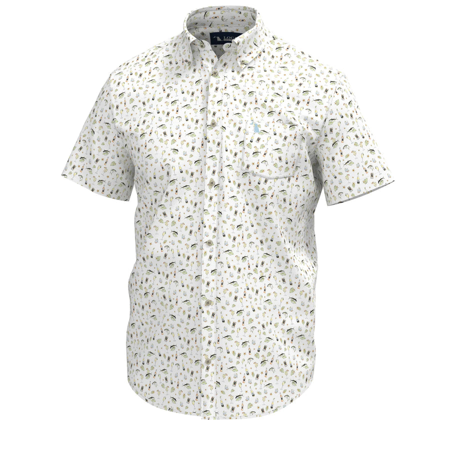 Low Country Button Down- Tropical Tuna