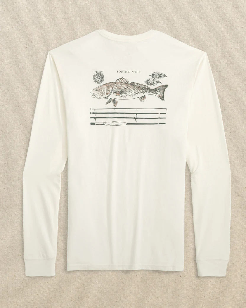 ST Redfish Rod Long Sleeve T-Shirt