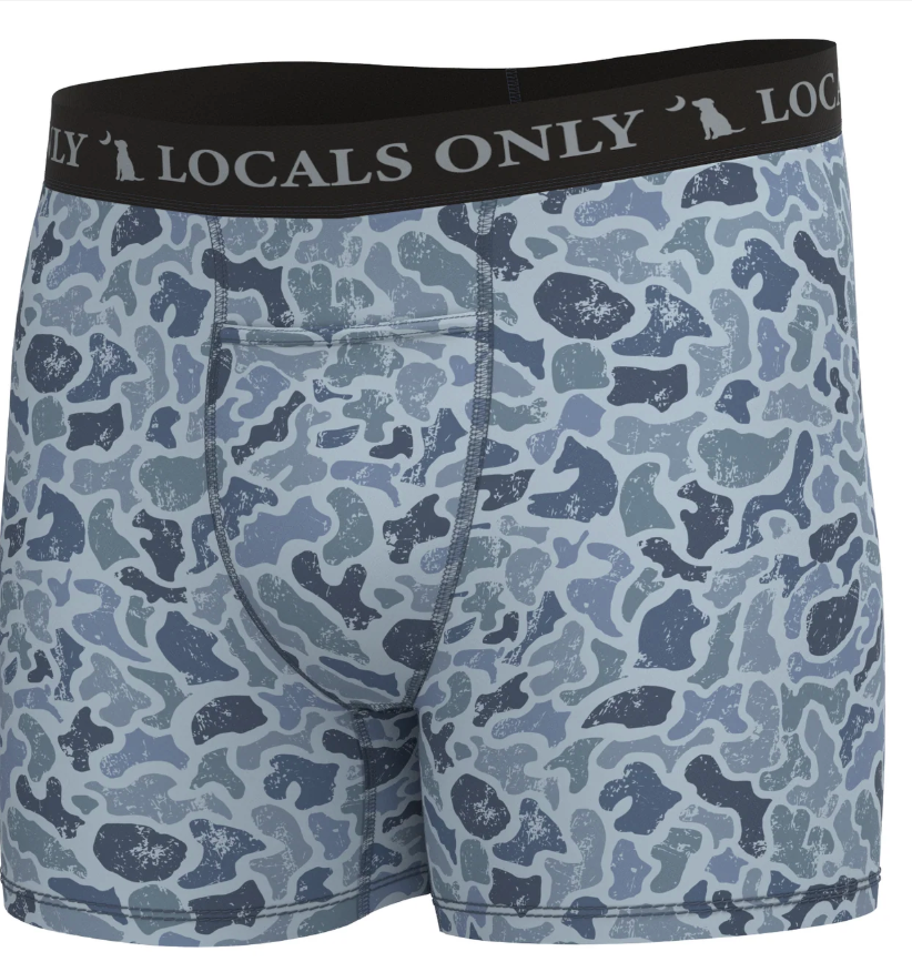 Men's Boxer Briefs- Distressed LCF Cobalt