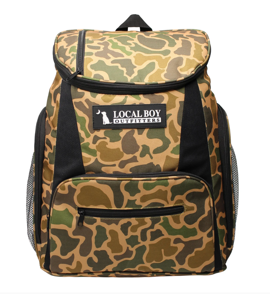 Cooler Backpack-Old School Camo