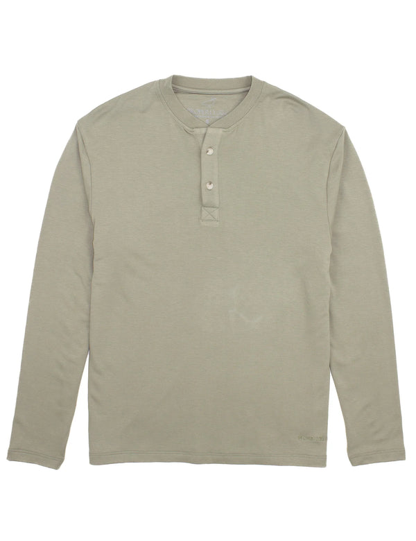 Shoreline Henley Long Sleeve - Cedar