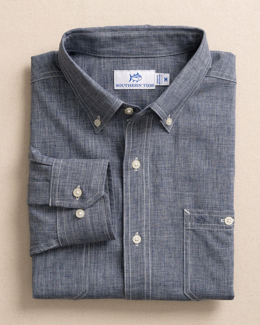 Southern Tide Dock Shirt - Seven Seas Blue