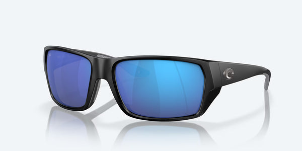 TAILFIN MATTE BLACK w/ BLUE MIRROR 580G INJECTED MAN SUNGLASS