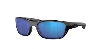 WHITETIP 01 BLACKOUT w/ BLUE MIRROR 580G INJECTED MAN SUNGLASS
