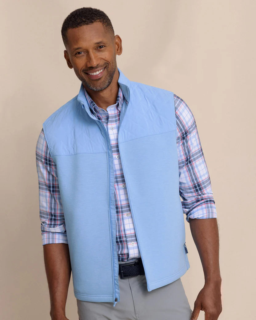 Waterfront Quilted Vest - Ocean Channel