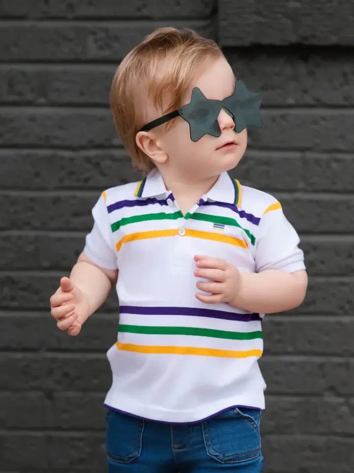 White Infinity Toddler Short Sleeve