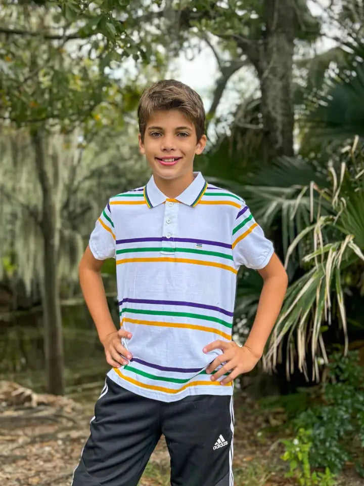 White Infinity Youth Short Sleeve